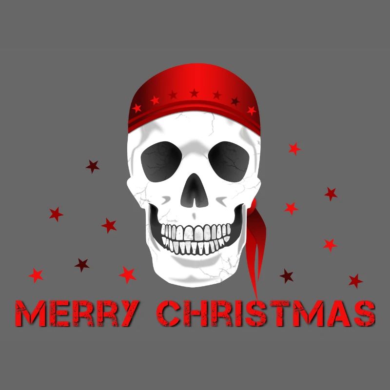 Crâne de joyeux Noël
