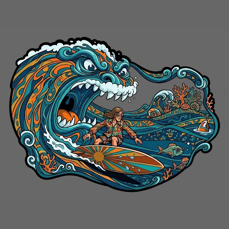 Aventure de vagues géantes de vagues