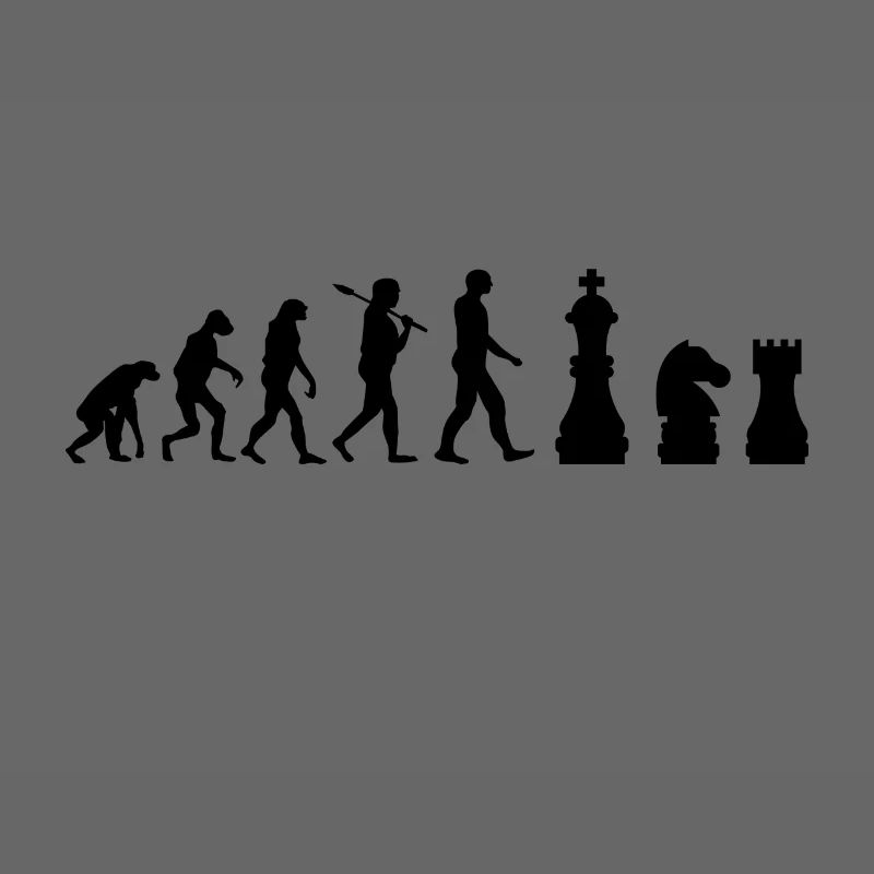 pièces d'échecs d'échecs Evolution cadeau