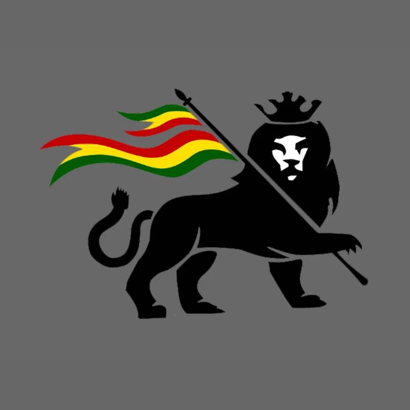 Lion drapeau Rasta