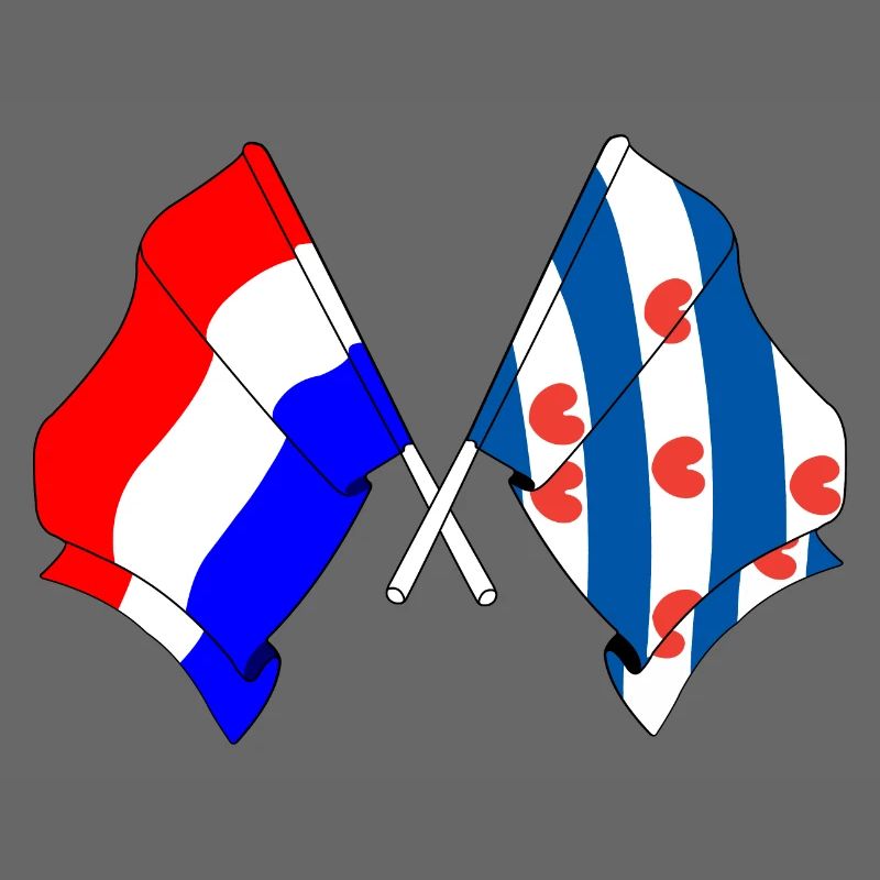 Drapeau des Pays-Bas, Frise croisé