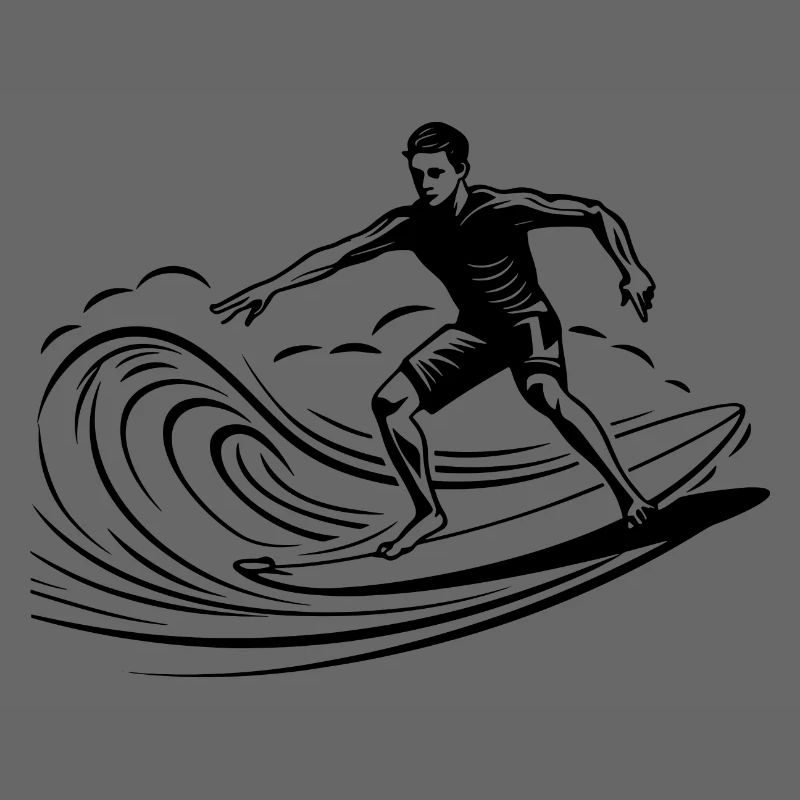 Surfer Junge