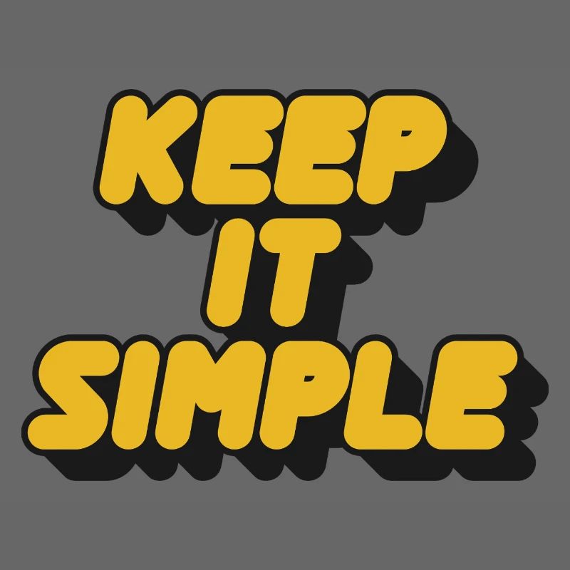 Keep It Simple Retro Bold