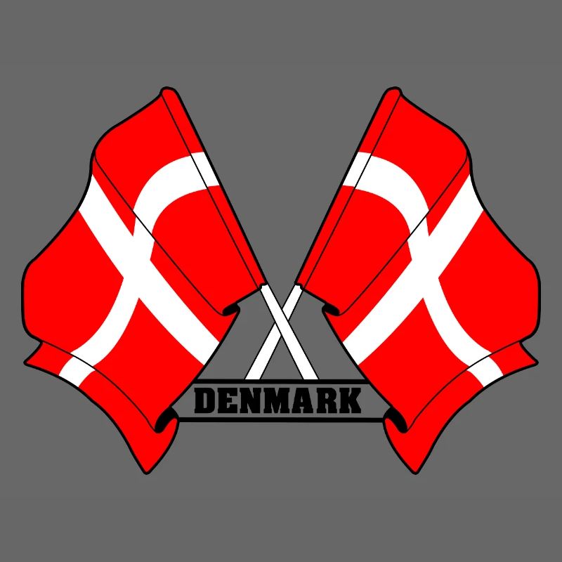 DANEMARK – Drapeaux croisés