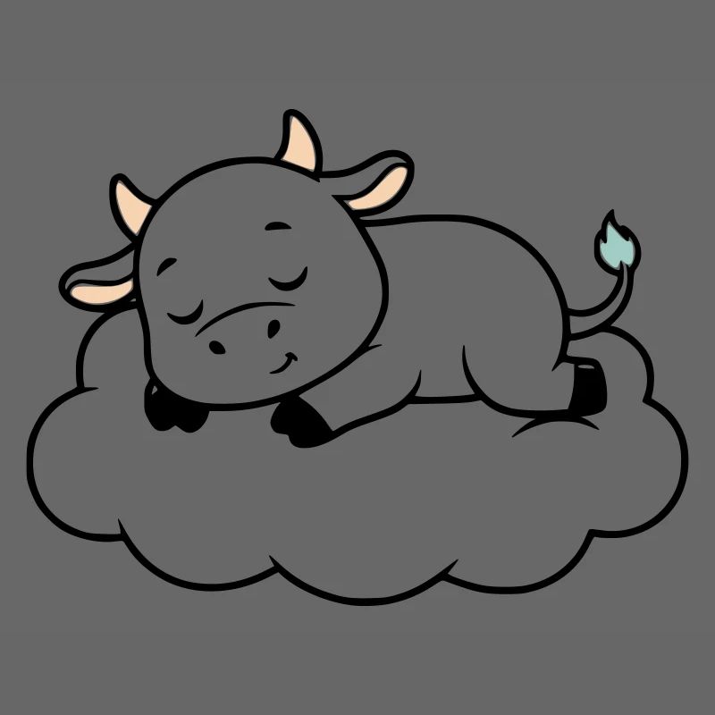 Nuage de Vache endormi Bébé de rêve