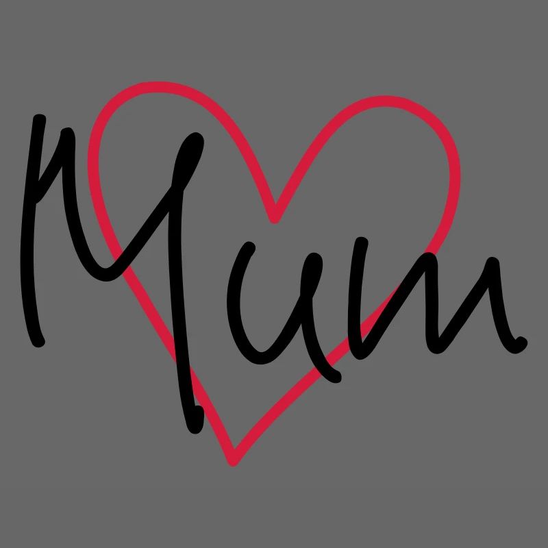Mum Herz Liebe Geschenk Muttertag Geburtstag