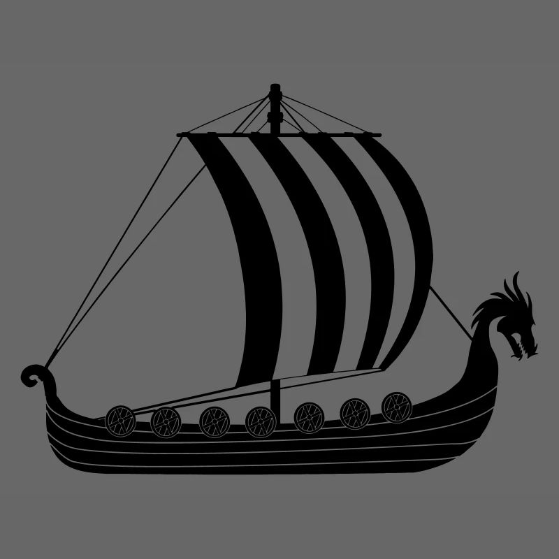 Wikinger-Drachenschiff