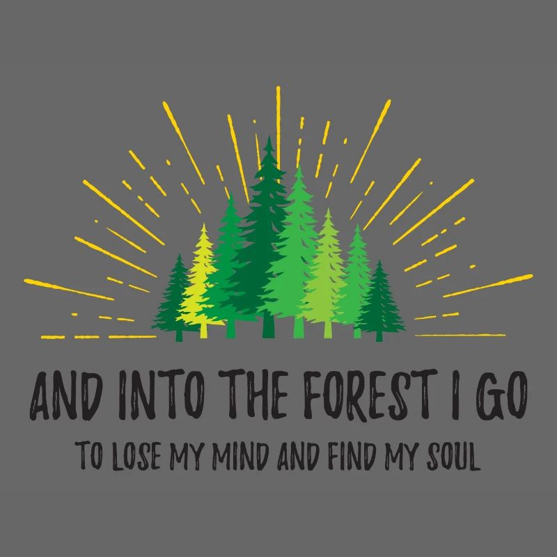 Et je vais dans la forêt