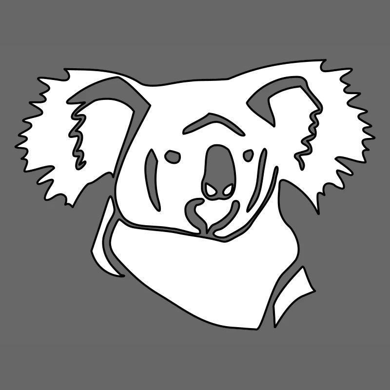 Koala Linienkunst