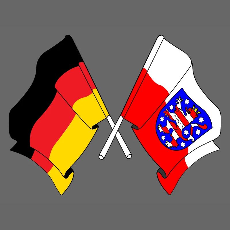 Flag Germany Thuringia