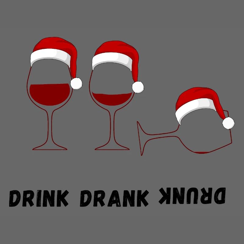 Drink Drank Drunk – Ugly Christmas Sweater Style
