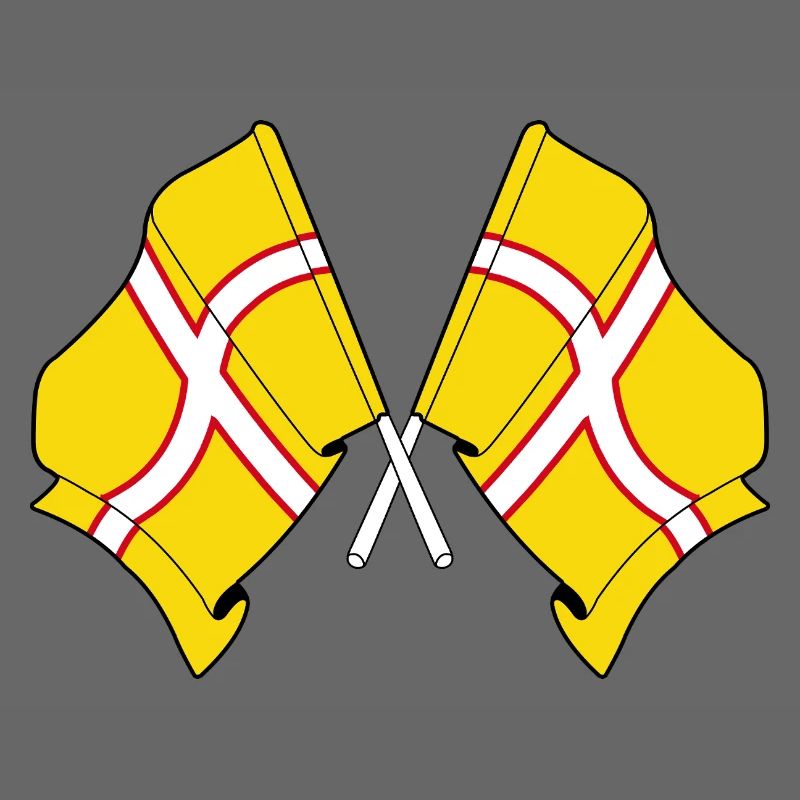 Dorset Crossed Flags