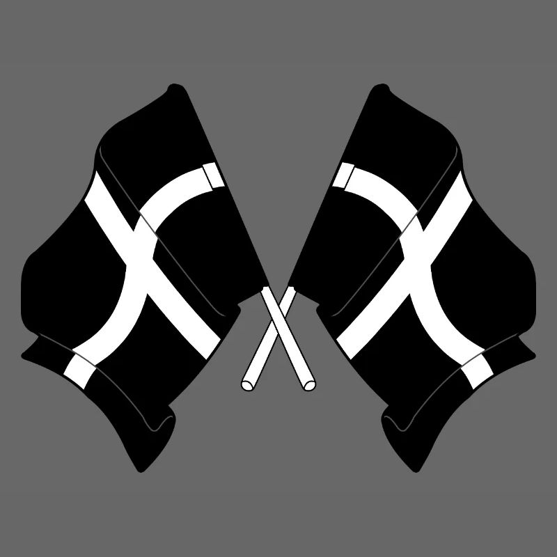 Drapeaux croisés de Cornouailles