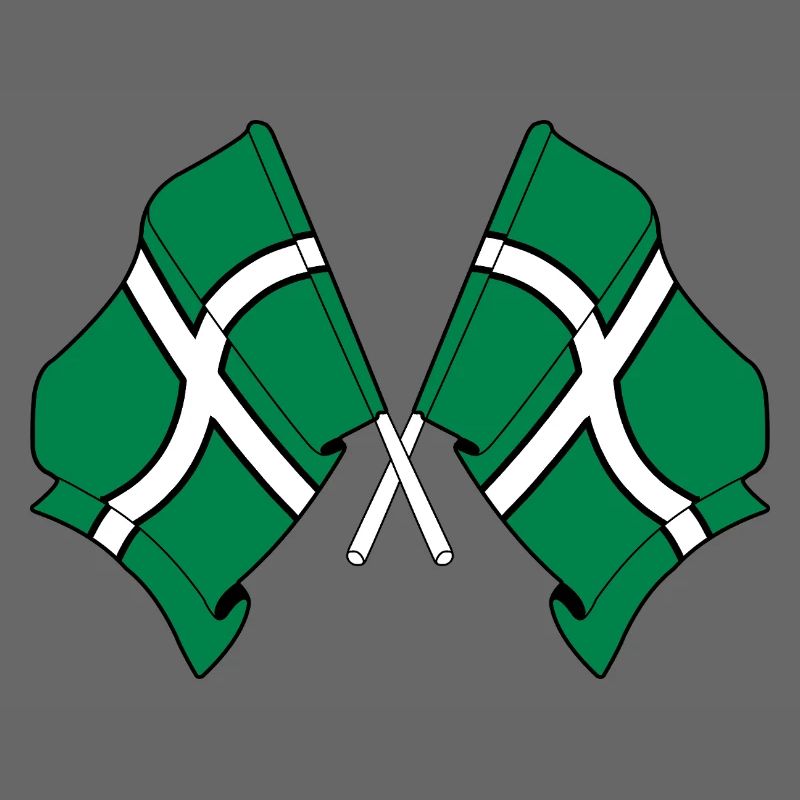 Drapeaux croisés du Devon