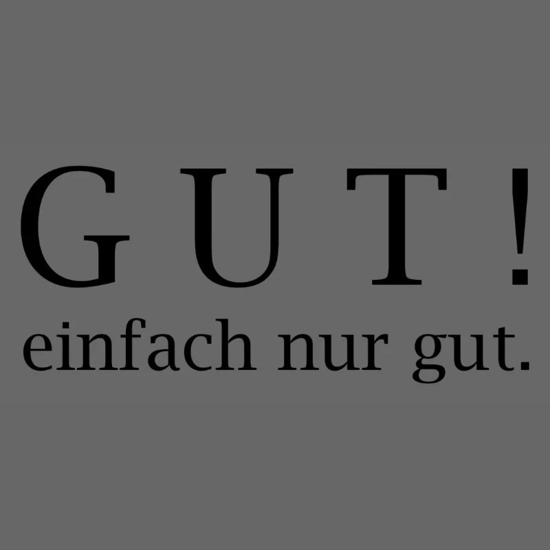 Gut! einfach nur gut.