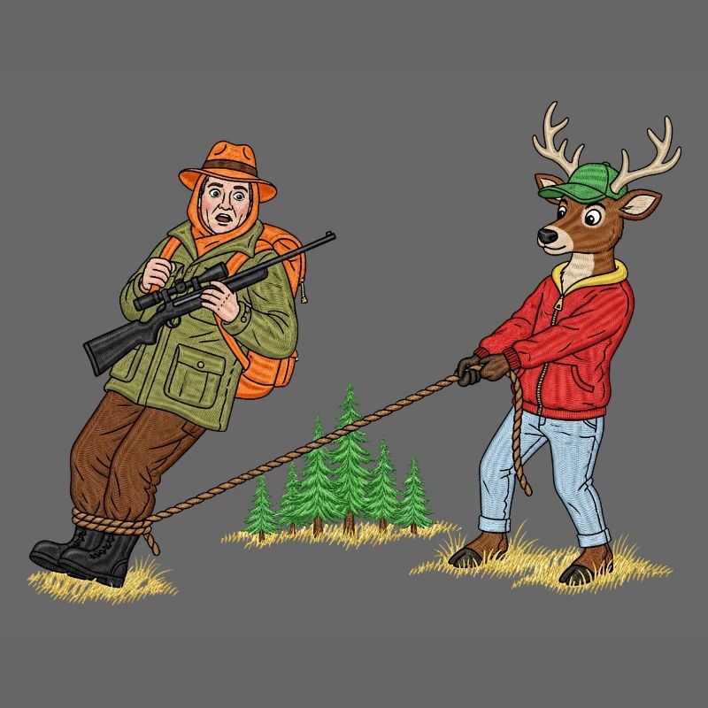 Waldschlepper-Duo: Jäger & Hirsch