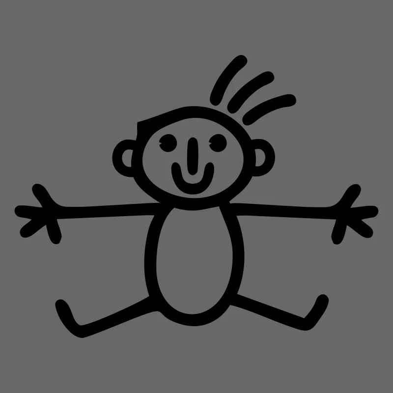 Strichmännchen Junge