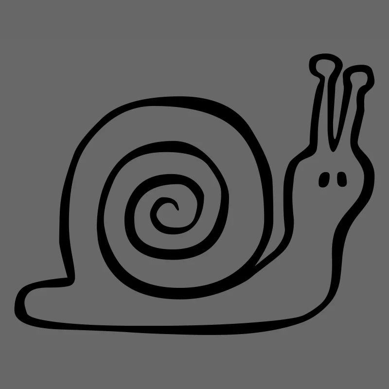 Handgezeichnete Schnecke