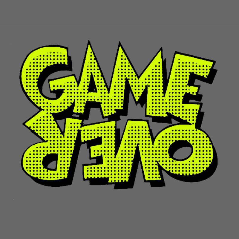 Game Over Retro-Pixel-Design