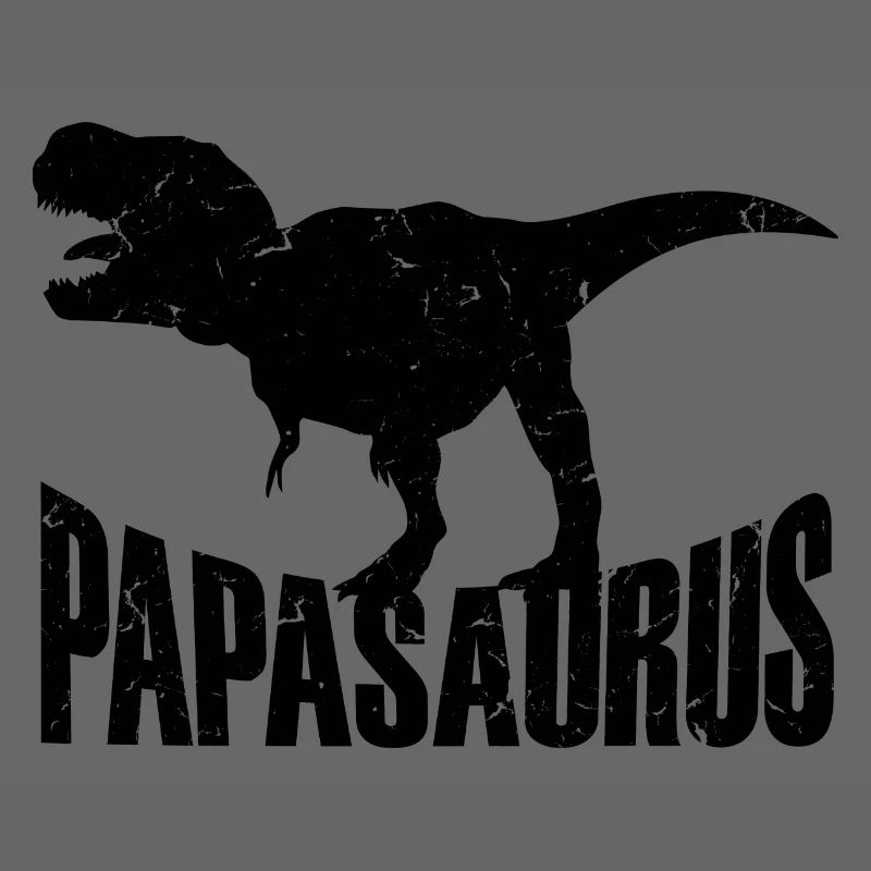 Papasaurus Cool & Funny Father's Day Gift For Dad