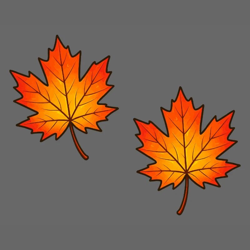 Illustration de feuilles d’érable d’automne