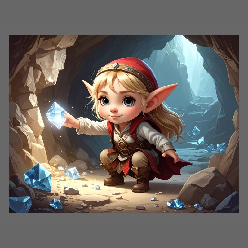 Small Elf Diamond Treasure