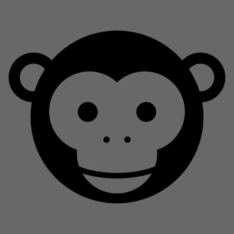 Monkey Head – Cute Monkey Face Cartoon