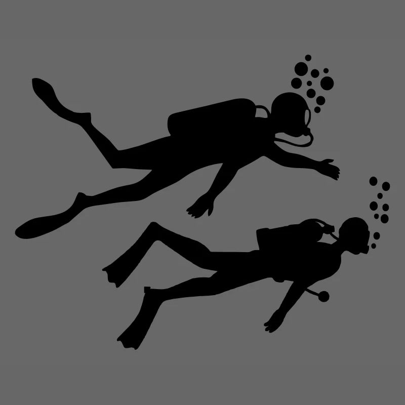 Zwei Unterwassertaucher