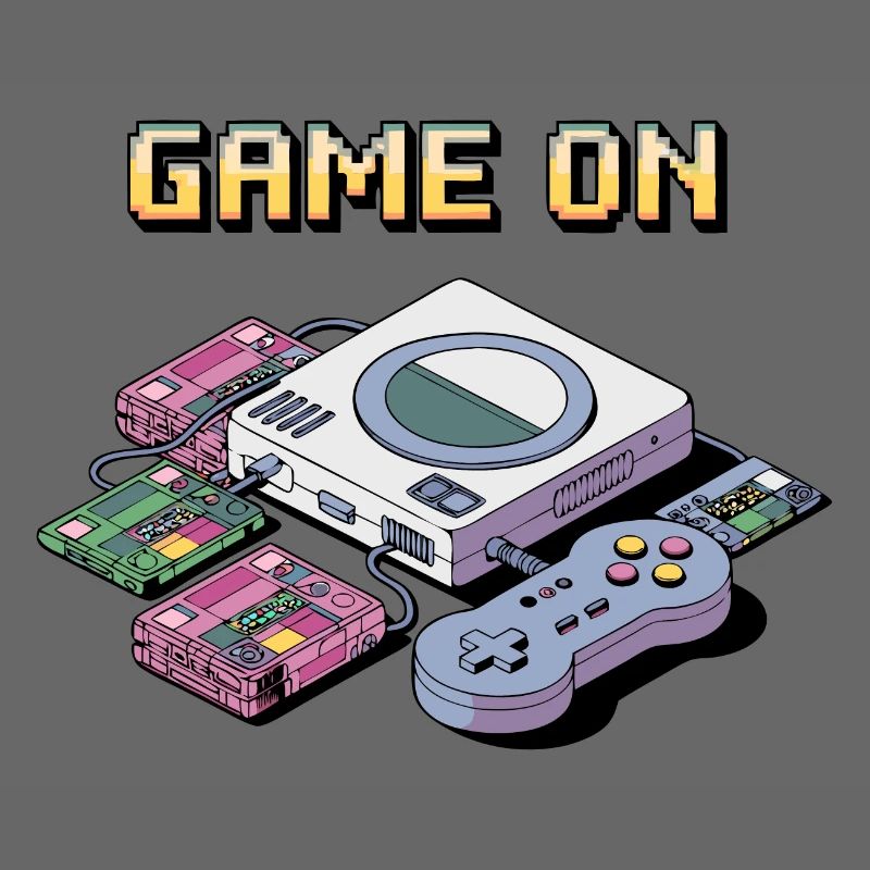 Conception de console de jeu rétro