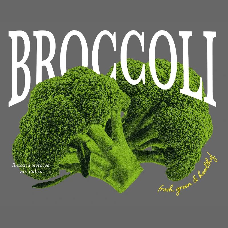 Broccoli – Ästhetisches Gemüse-Design