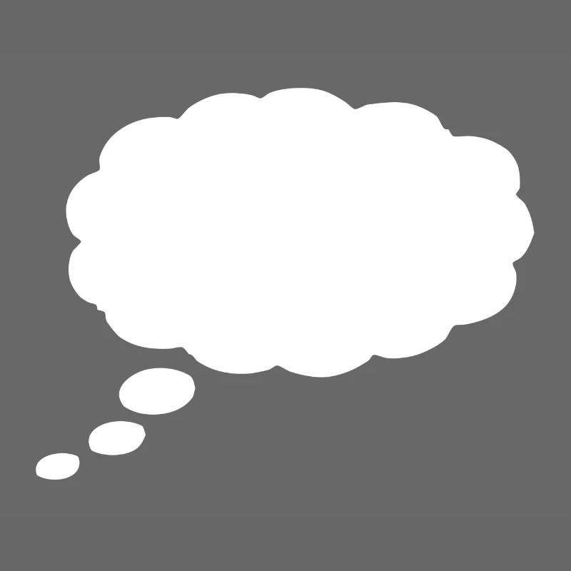 Thought Cloud, Thinkbubble. To personalize