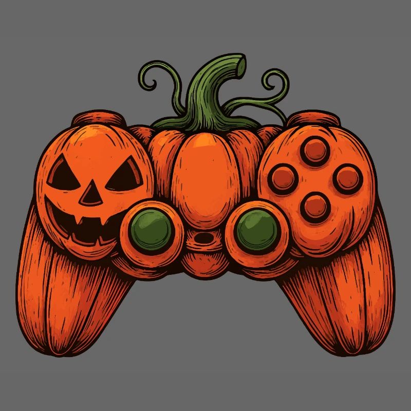 Halloween Controller Pumpkin Duo
