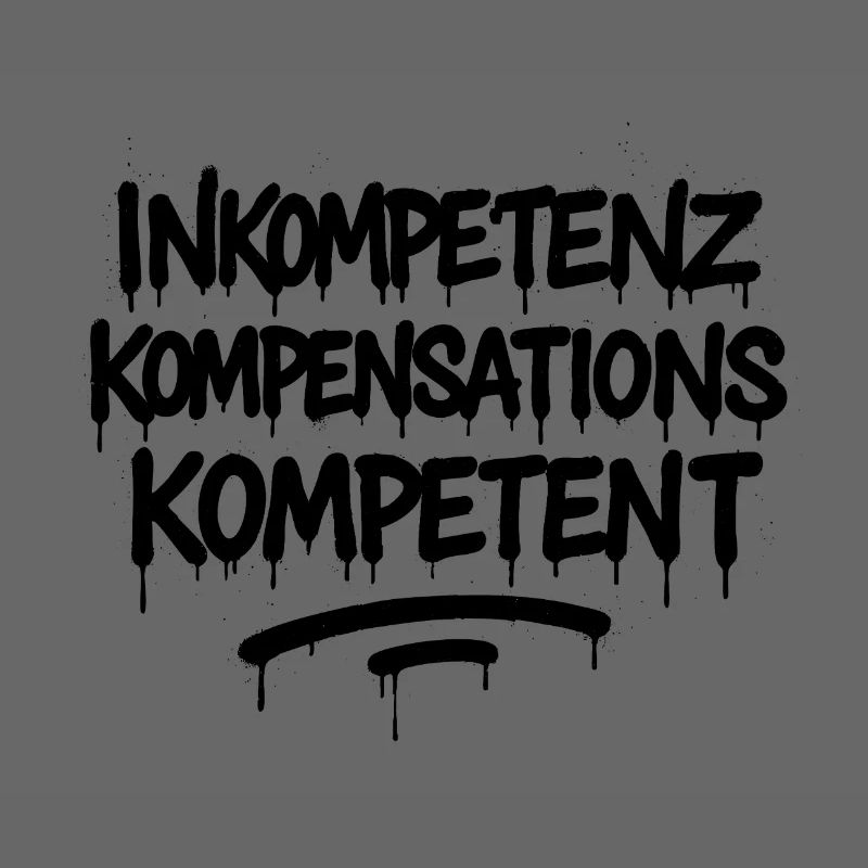 Inkompetenz Kompensations Kompetenz – Büro Spruch