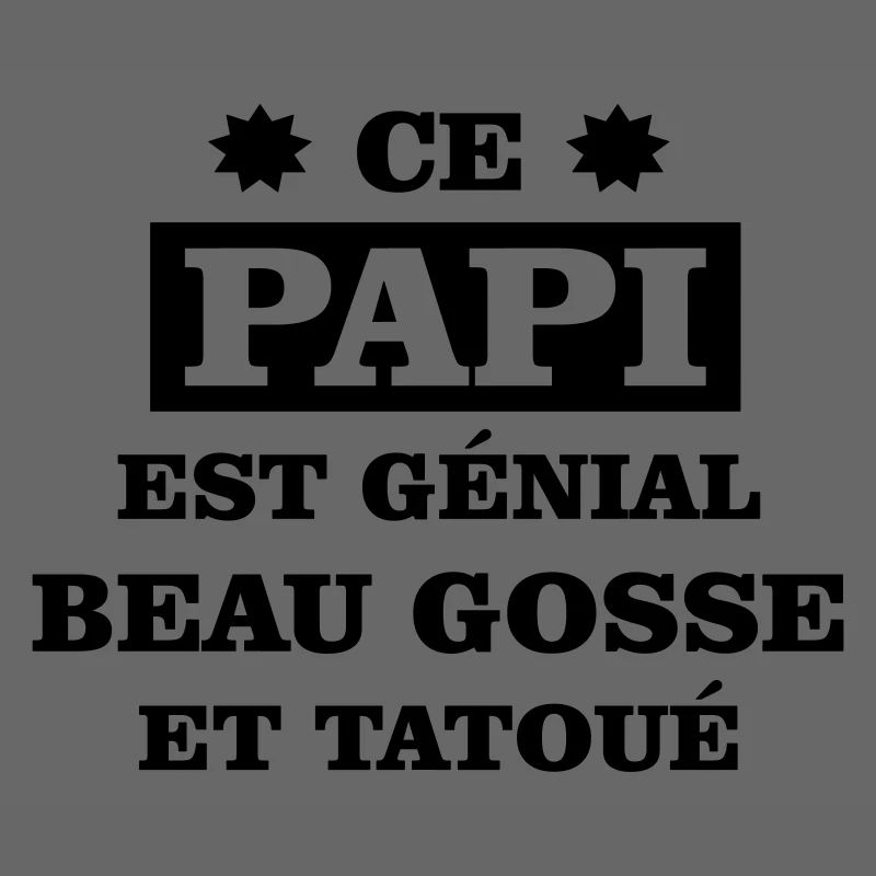 Ce papi est génial beau gosse et tatoué