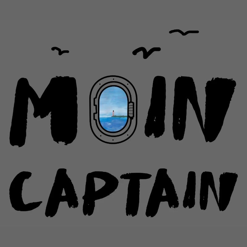 Moin Captain Meer Möwe See Reise Seefahrt