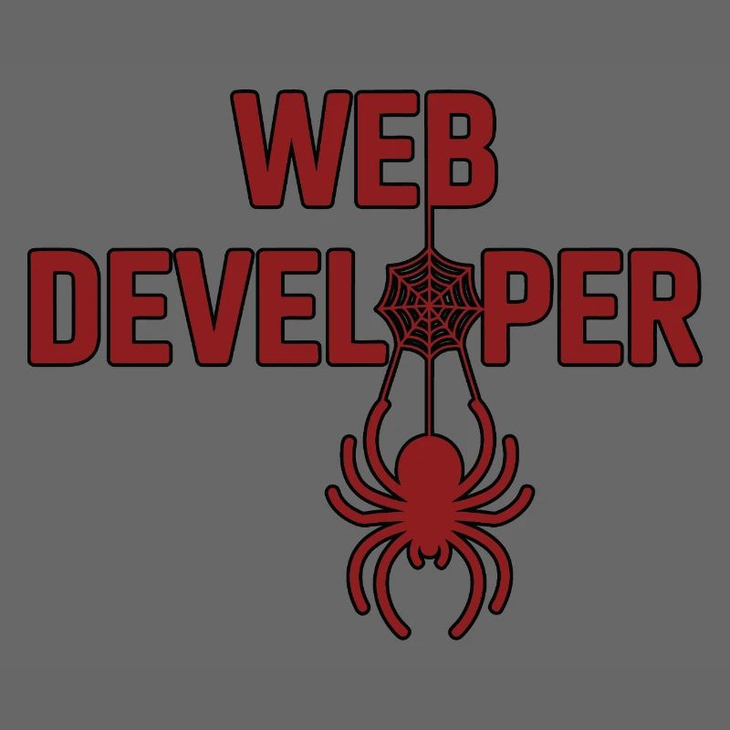 Web Developer Spider Logo Shirt