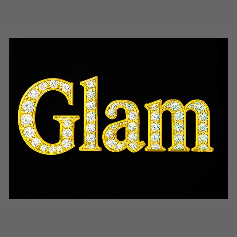 Glam Diamant Buchstaben