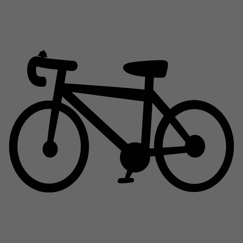 Minimal Bicycle Silhouette
