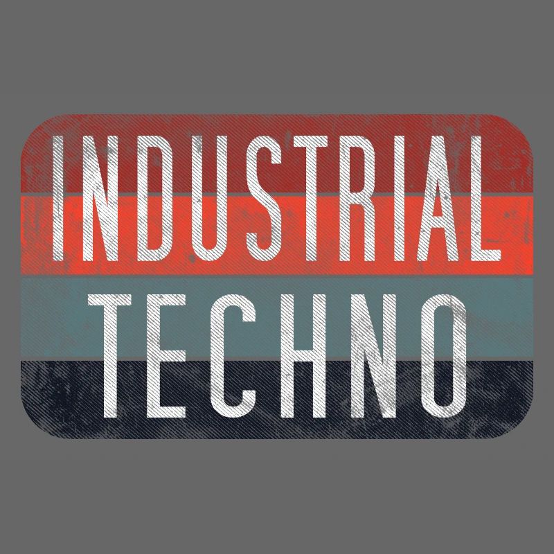 Industrial Techno Retro Gradient