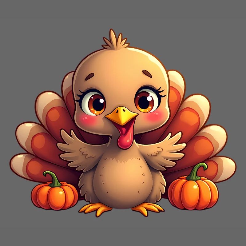 Bébé dinde de Thanksgiving