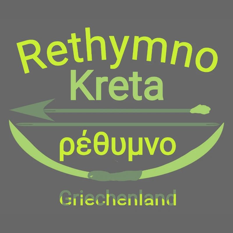 Réthymnon Crète avec arc et flèche Tendance cool