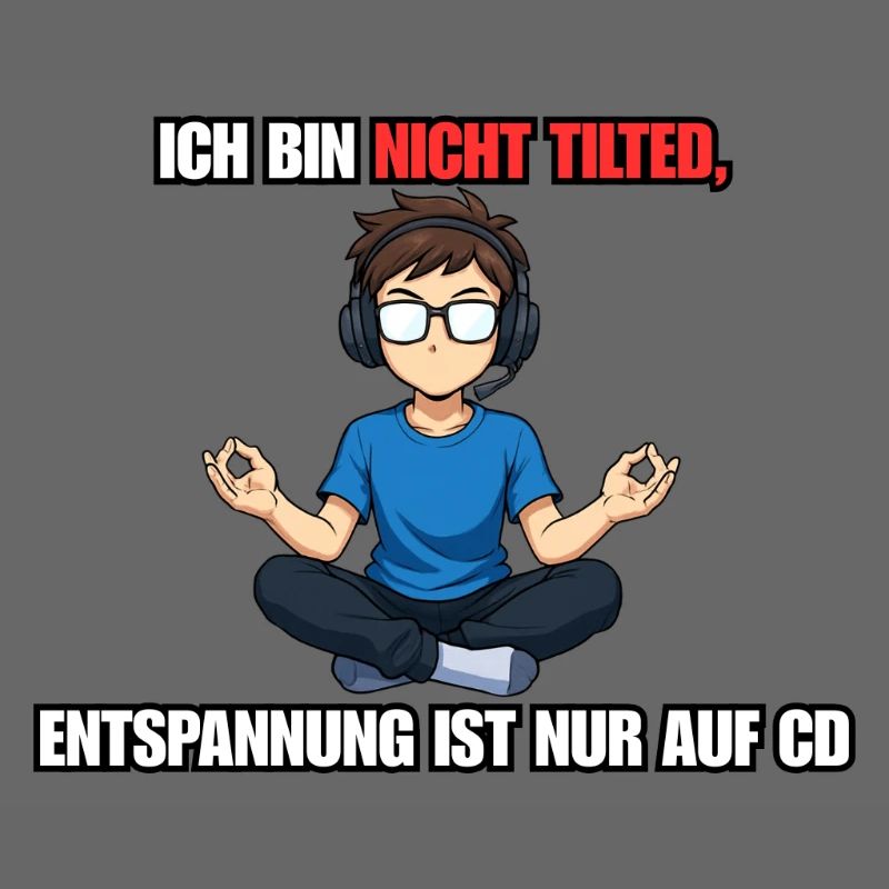 Non Tilted Gamer Saying Design
