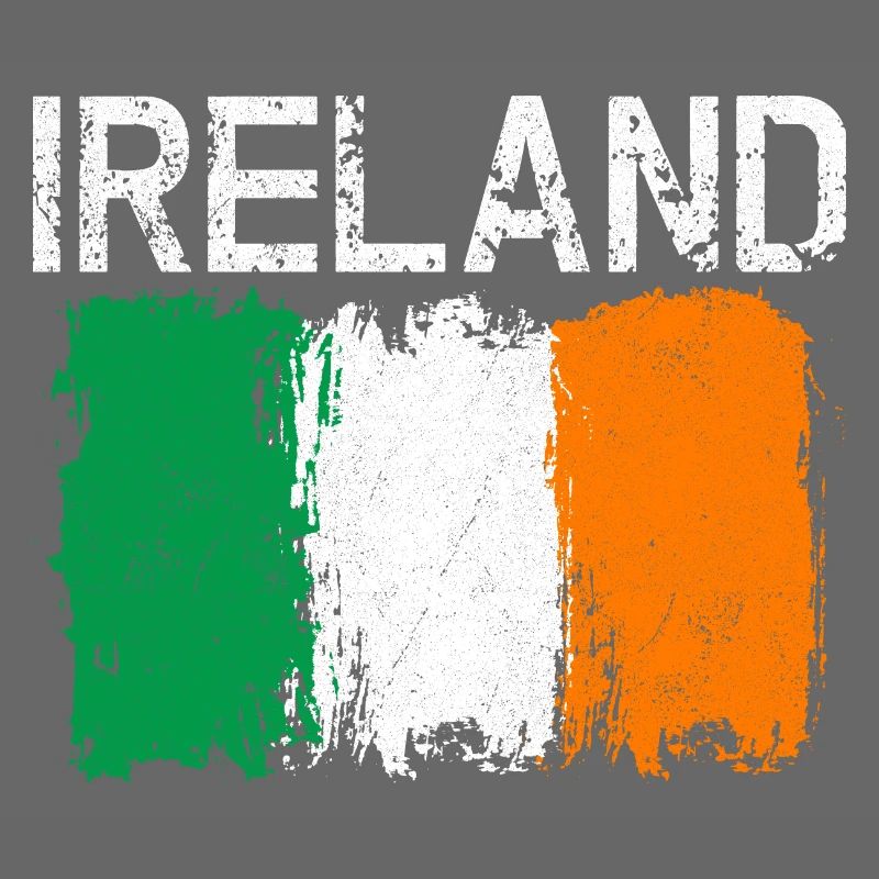 Grunge-Irland-Flaggendesign