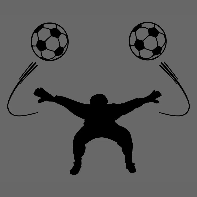 Torwart oder Torwartschattenfigur