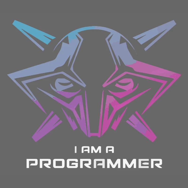 Futuristische Cyborg-Programmierer-Kunst