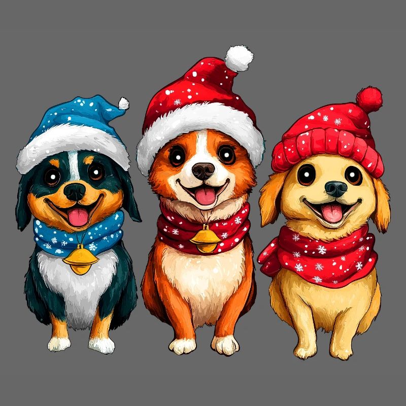 Weihnachtsmann Hund