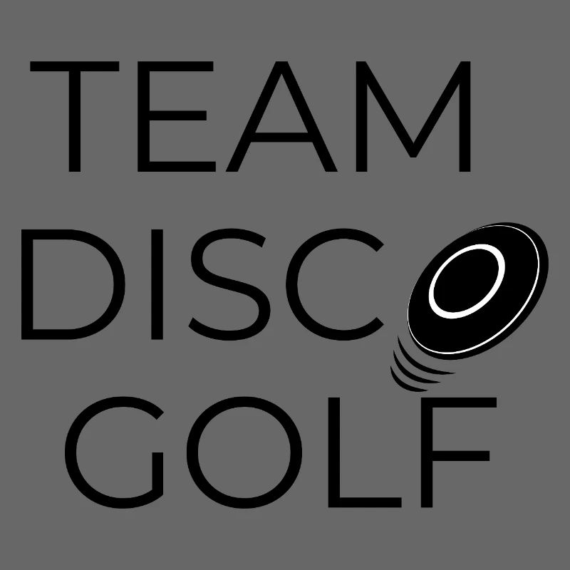 Team Disco Golf - Design avec disque
