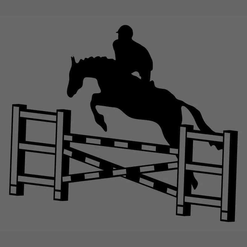 Pferd springend Hindernisses_c1
