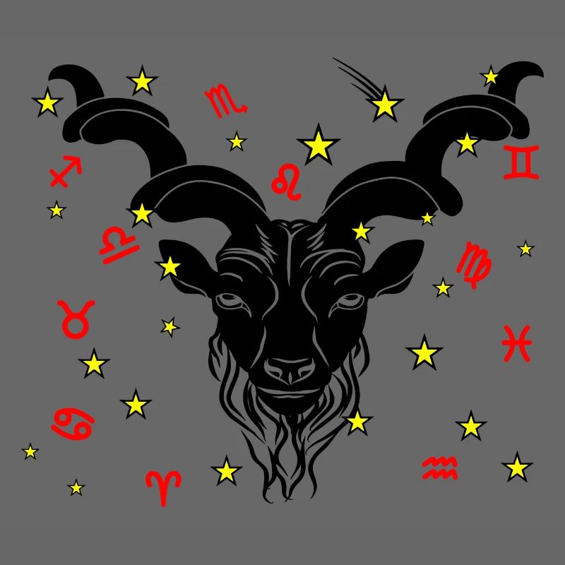 Sternzeichen Stern Logo Steinbock