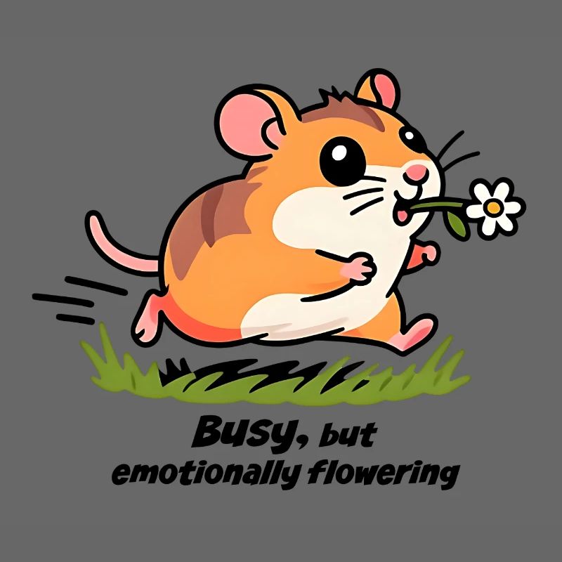 Hamster dans la course au travail